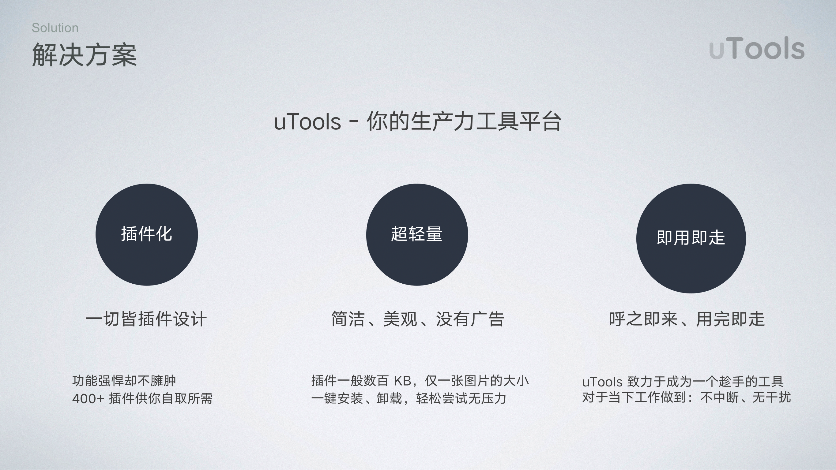 uTools官方PPT介绍